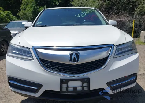 2014 Acura Mdx Technology Package из США, поврежденный, VIN 5FRYD4H49EB022754